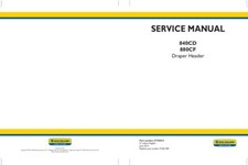 NEW HOLLAND 840CD, 880CF DRAPER HEADER SERVICE MANUAL