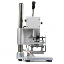 Manual Hot Foil Stamping Machine 8*10CM Leather Gold Embossing Logo Press 110V