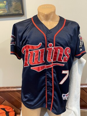 BEAUTIFUL Joe Mauer AUTO'D Blue Majestic Authentic Jersey