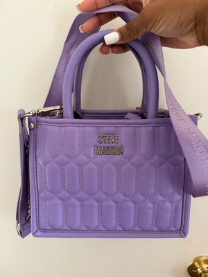 steve madden purse purple. Never worn with tag still attached.