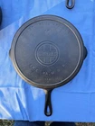 Griswold Cast Iron #10 Large Block Logo Skillet w/ Heat Ring