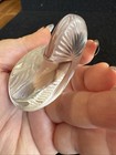 Stamped BACCARAT France Crystal NAUTILUS SEASHELL SNAIL Paperweight Figurine — photo 9