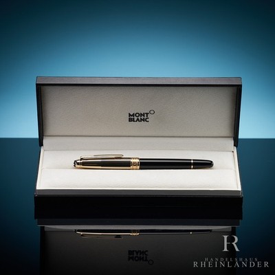 Montblanc Meisterstück Solitaire Gold and Black Doué Classique Fountain Pen