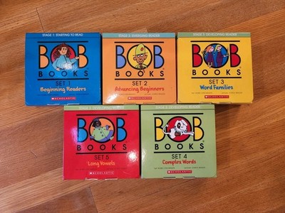 Complete Set of Bob Books Sets 1-5 (48 books + 2 Activity books)