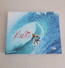 Kelly Slater Surfing 11x World Champ Signed 11x14 Canvas Photo GOAT PSA Auto