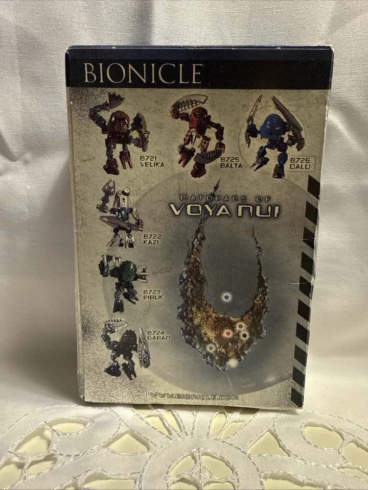 Lego Bionicle #8726 DALU Matoran 2006 sellado de fábrica (caja dañada ver fotos) Foto 3 de 4