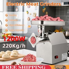 1200W Commercial Electric Meat Grinder Sausage Maker Heavy Duty Mincer Stuffer