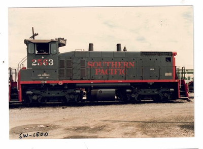 #ad Southern Pacific SW1500 Switcher Locomotive 2563 Anaheim CA 1986 Photo 15 $5.00