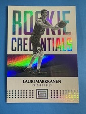 2017-18 Panini Status Lauri Markkanen Credentials RC #25 Bulls Rookie