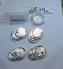 ROLL of 20 Buffalo Silver Rounds  .999 Fine Rounds - free shipping!!!!