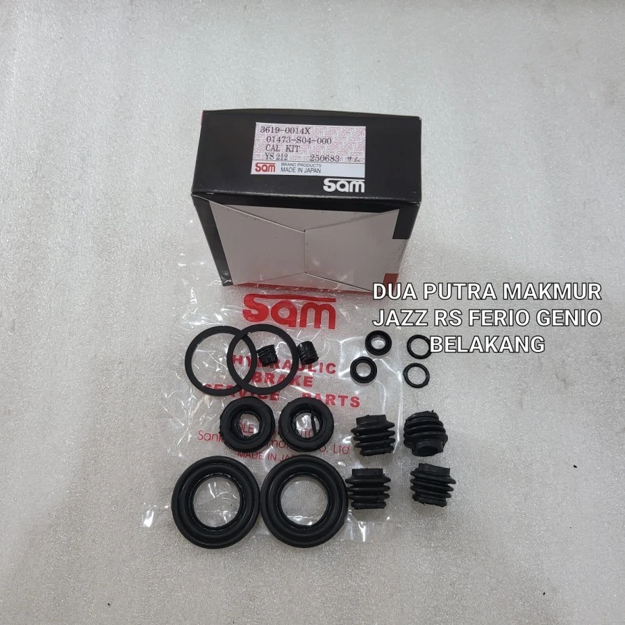 Juego de pinzas de freno de rueda trasera para Honda City 2013 01473-S04-000 OEM Foto 2 de 3