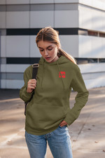 Sweat Capuche Unisexe Depeche Mode Kaki  Taille M Hoodie Musique Années 80