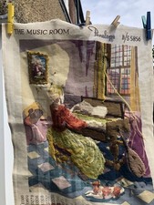 Vintage Penelope Tapestry Kit Partially Sewn 