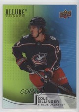 2021-22 Upper Deck Allure Rainbow Green Blue 298/299 Cole Sillinger #R-48 01wh