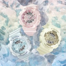 CASIO G-SHOCK GMA-S110ST-4AJF Pink Silky Mid-Size Women  s Watch New/wBox Genuine