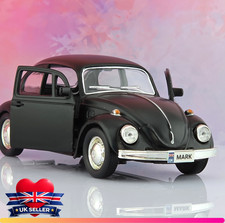 Volkswagen Beetle Black 1:36 Diecast Model Car Classic Car