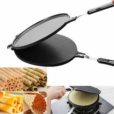 NEW Nonstick Waffle Cone Maker Cone Egg Roll Baking Mold Pan Plate Kitchen Tool