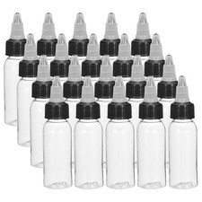 20Pcs 1oz/30ml Squeeze Bottles, Clear Bottles