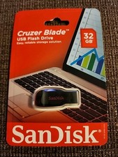 Sandisk Cruzer Blade 32GB USB Flash Drive Sealed