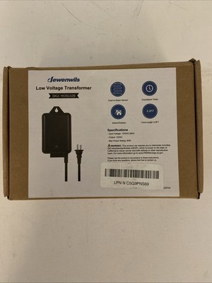 Dewenwils Low Voltage Landscape Lighting Transformer 120V 60Hz / 12V 60W HOSL02B