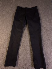 Uniqlo Mens Slim Fit Chino Pants Size 33 X 34 Cotton Blend Well Made Dark Gray