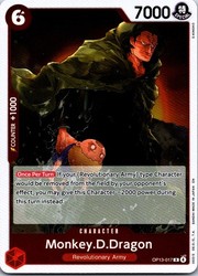 Monkey.D.Dragon OP13-017 Carrying On His Will Rare Foil One Piece TCG