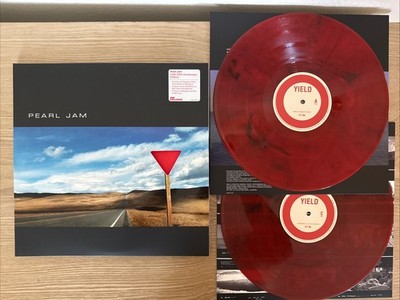 PEARL JAM YIELD 2LP VMP Red COLORED VINYL ME PLEASE 25TH ANNIVERSARY