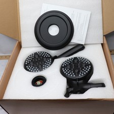 Single Handle Tub and Shower Faucet Combo Set Matte Black ES-B-T1002