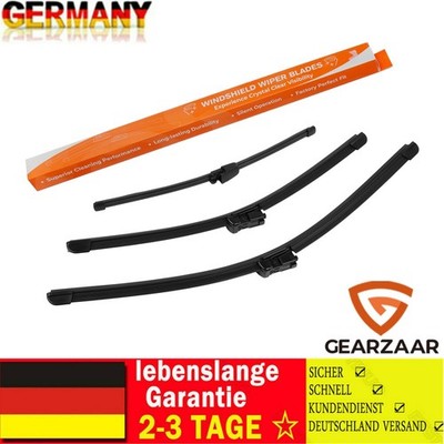 Scheibenwischer vorne + hinten passend für VW TOURAN | BJ 2003-2010 DE