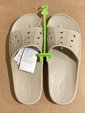 Crocs Baya II Slide Sandals- Cobblestone Men  s Size 11