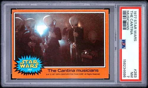 1977 STAR WARS #283 THE CANTINA MUSICIANS PSA 7 NM 4686