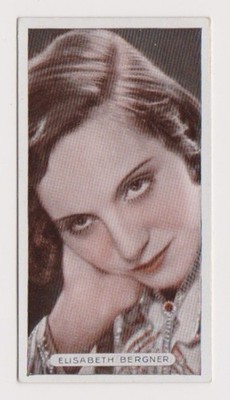 Elisabeth Bergner vintage 1934 Ardath Famous Film Stars Tobacco Card #39