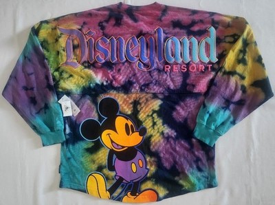 Disney Parks DISNEYLAND Resort 70th ANNIVERY Spirit Jersey Tie Dye Top Rare Gift