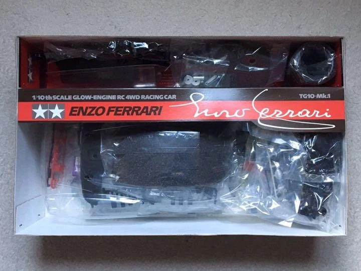 Tamiya Engine Rc 1/10 Enzo Ferrari Tg10-mk.1 Nitro Gas Powered On-road Car - Image 2 of 4