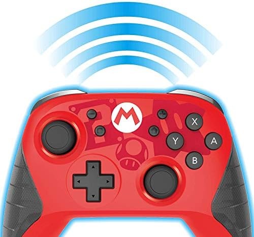 Wireless Hori Pad Nintendo Switch Super Mario Red/Black NSW-104 Game Controller - Picture 3 of 6