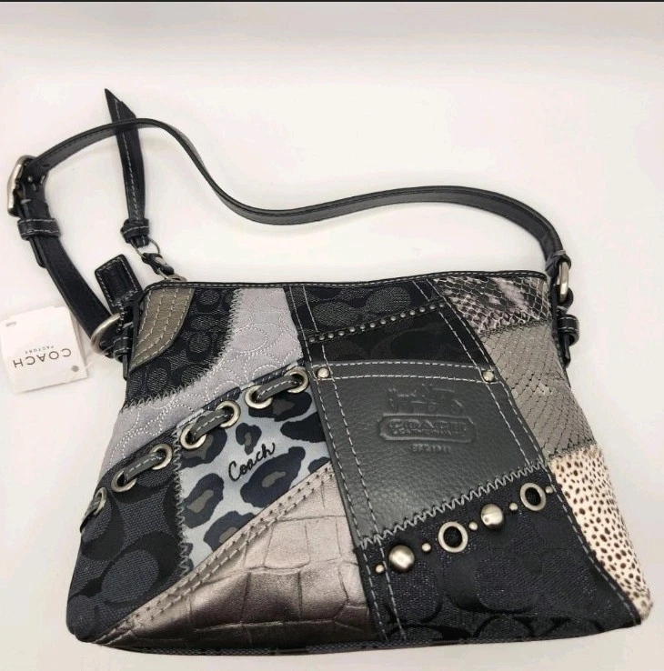 Coach Patchwork Hobo Bag Medium Bags & Handbags for Women for sale