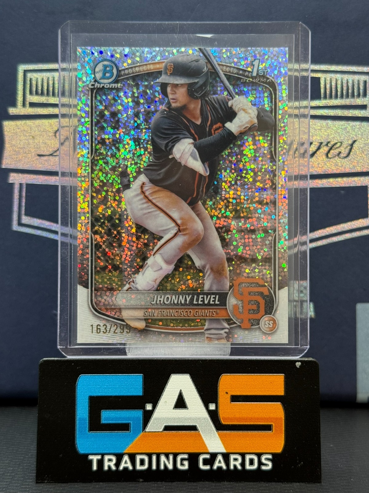 2025 Bowman - Chrome Prospects Jhonny Level #BCP-147 Speckle Refractor /299 (RC)