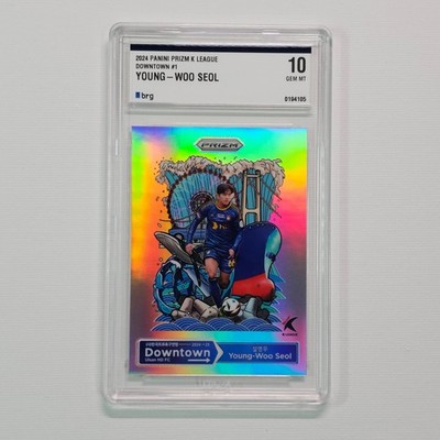 2024 Panini Prizm K-League Young-Woo Seol Downtown BRG 10 GEM MT