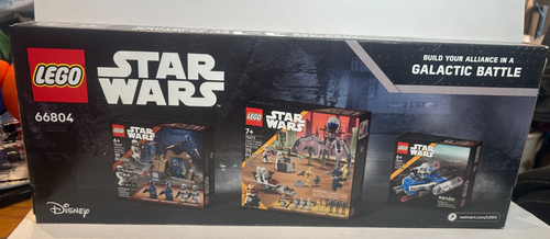 LEGO Star Wars 3 w 1 Przygoda Zestaw prezentowy 66804 Wojny Klonów Mistrzostwa Świata ekskluzywny zapieczętowany - Zdjęcie 2 z 2