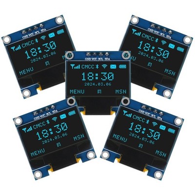 5 PCS 0.96 Inch OLED Module 12864 128x64 Yellow Blue SSD1306 I2C Arduino Board