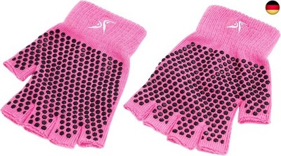 ProsourceFit Grippy Yoga Gloves, One Size Fits All, Non-Slip Fingerless Design