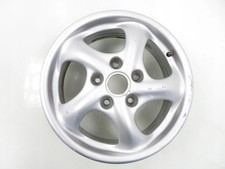 1x Alufelge 17 Zoll 7.0" 5x130 55ET Glanz Silber 99636212400 Porsche Boxster 986