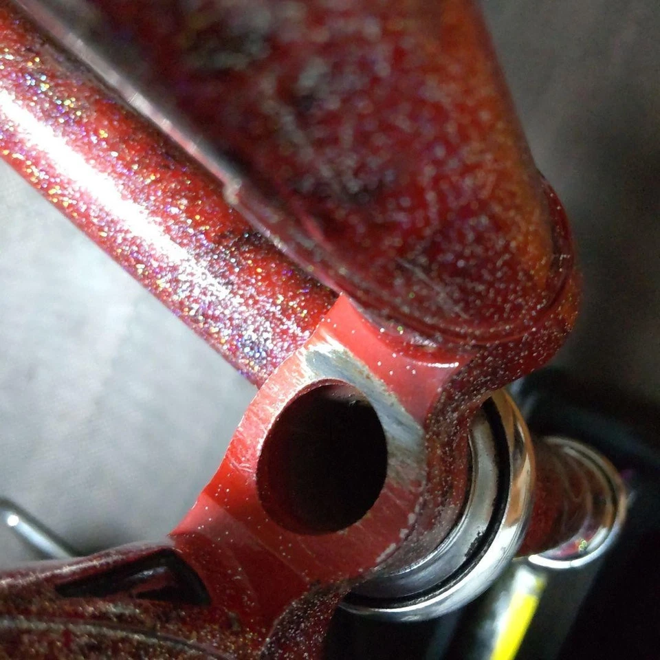 Makino NJS Keirin conjunto de quadro de pista 120mm traseiro Hatta Swan fone de ouvido do Japão - Imagem 2 de 4