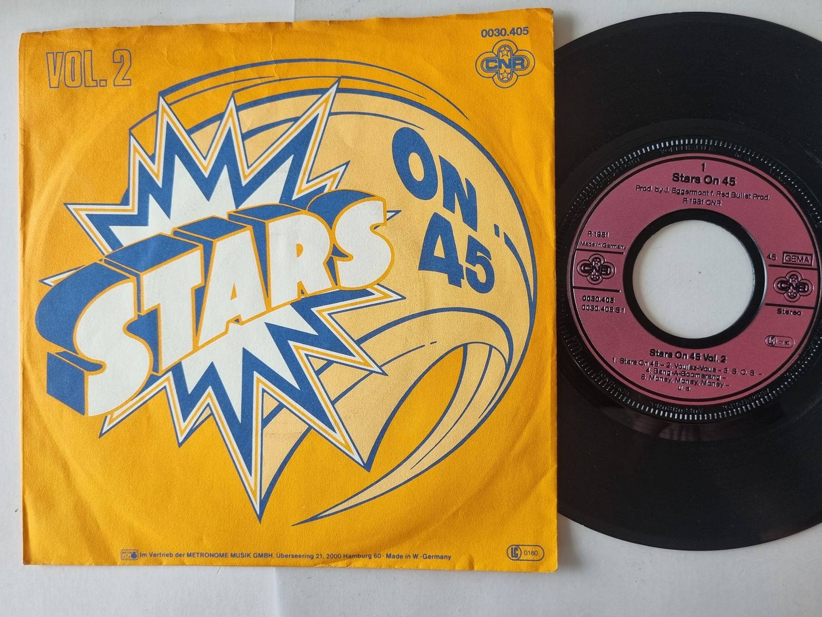Stars On 45 - Stars on 45 Vol. 2/ ABBA Medley 7'' Vinyl Germany