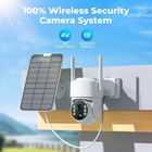 CAMCAMP 4MP Wireless Home Security Camera System Solar IP Cameras 10'' Monitor — photo 3