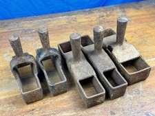 5 Antique Leather PUNCHES ~ Fine Condition, D...