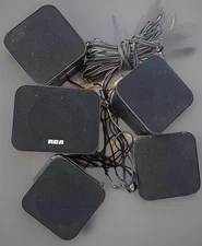 RCA Surround Sound Speakers RTB1023 - Black  - 5 Total