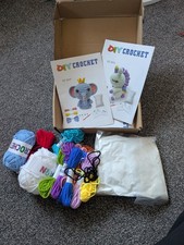 New Crochet Kit For Beginners Unicorn , Elephant And Rainbow