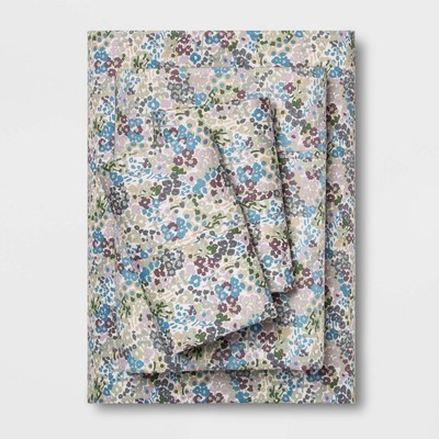 Threshold 400 Thread Count Cotton Sateen 4-Piece Sheet Set Deep Pocket