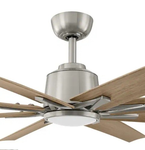 Home Decorators Kensgrove II 72" Indoor/Outdoor WiFi Ceiling Fan Brushed Nickel - Bild 8 von 9